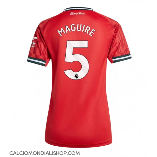 Maglie da calcio Manchester United Harry Maguire #5 Prima Maglia Femminile 2025-26 Manica Corta